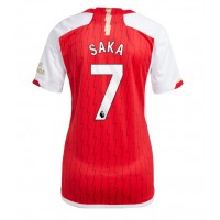 Koszulka piłkarska Arsenal Bukayo Saka #7 Strój Domowy dla kobiety 2023-24 tanio Krótki Rękaw